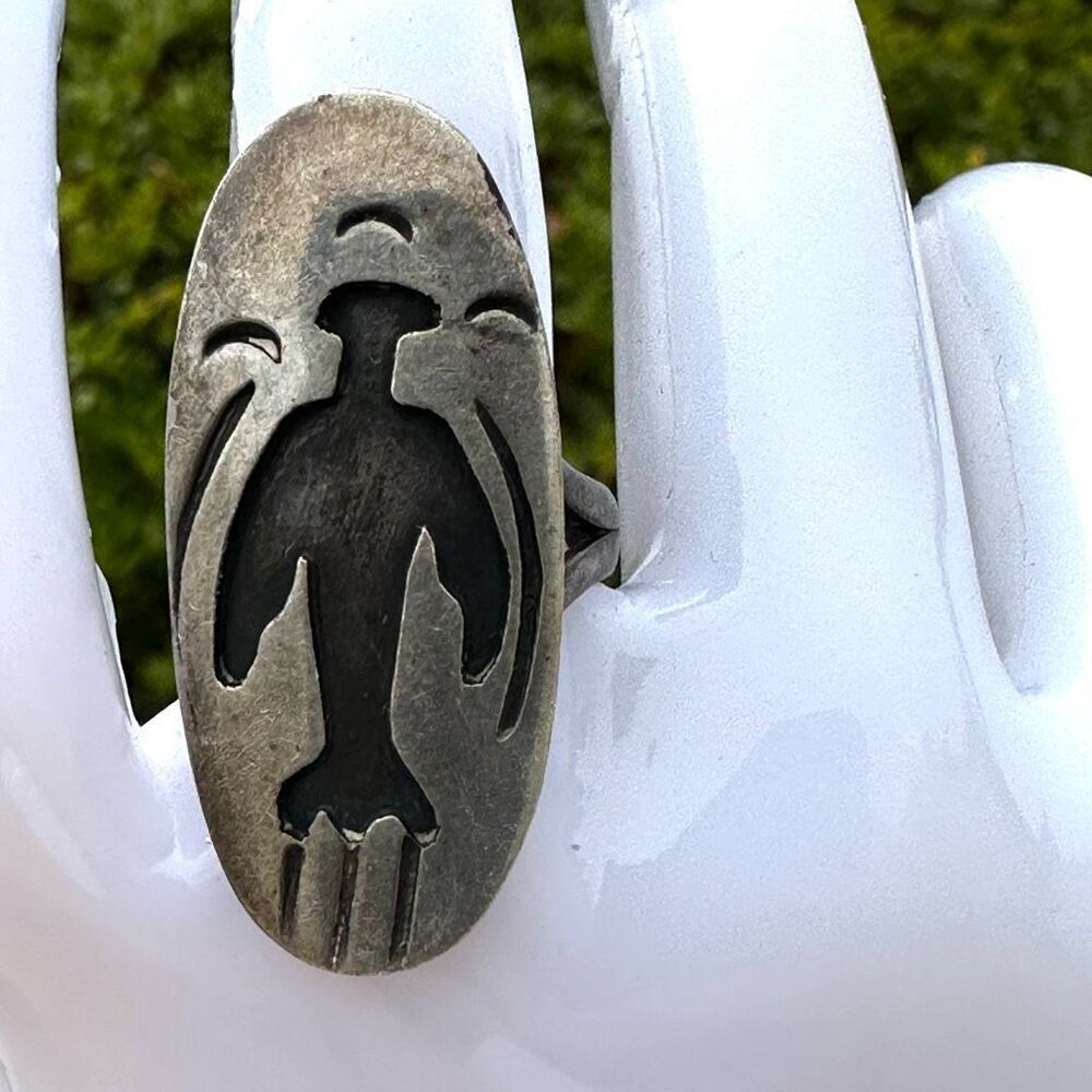 Vintage sterling silver overlay 
Mexico  vintage ring - Picture 2 of 9